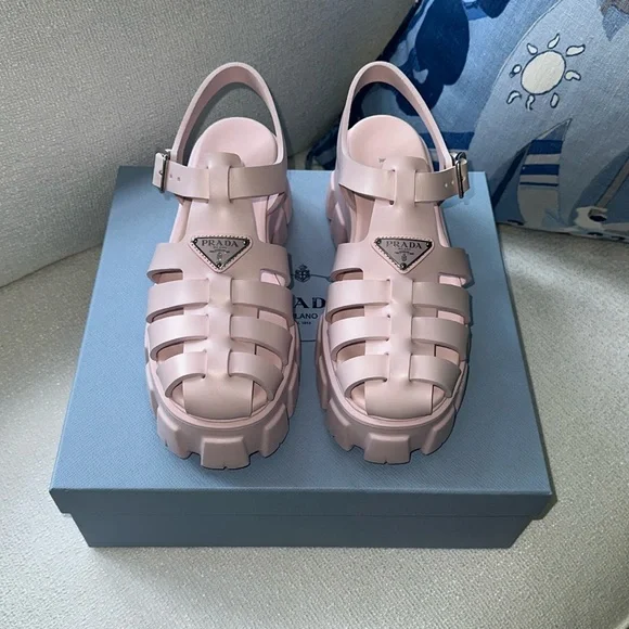 PRADA Monolith Foam Rubber Sandals